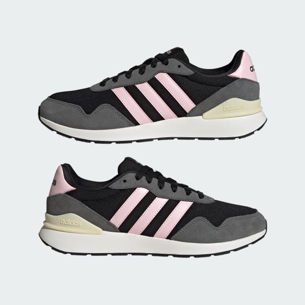 Cheap (W) adidas RUN 60s 4.0 Sneakers Zwart/Roze/Carbon JR7485