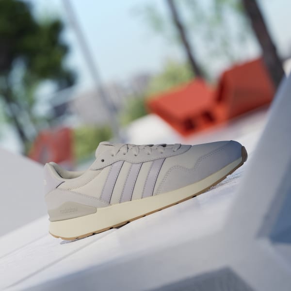 Lookbook (W) adidas Run 60s 4.0 Baskets Blanc Cassé/Mauve Glacé/Alumine JR7484