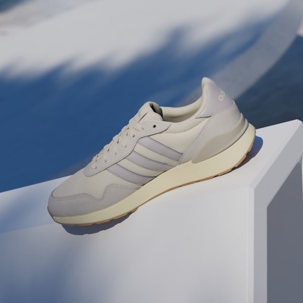 Sizing (W) adidas Run 60s 4.0 Baskets Blanc Cassé/Mauve Glacé/Alumine JR7484