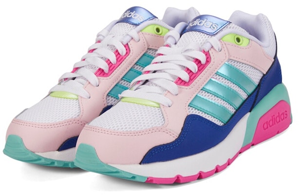 (Women) adidas Run 90s 'Pink Multi' GY0671 Lookbook (Women) adidas Run 90s 'Pink Multi' GY0671