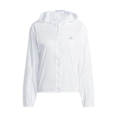 (Women) adidas Run It Windbreaker White Running Jacket with Minimal Logo Design HR9912