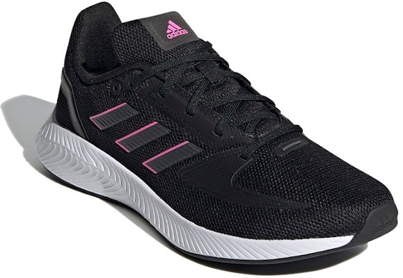 (Women) adidas Runfalcon 2.0 'Black Screaming Pink' FY9624 Lookbook (Women) adidas Runfalcon 2.0 'Black Screaming Pink' FY9624