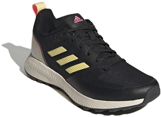 (Women) adidas Runfalcon 2.0 TR 'Black Yellow Pink' GW4051 Lookbook (Women) adidas Runfalcon 2.0 TR 'Black Yellow Pink' GW4051