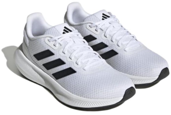 (Women) adidas Runfalcon 3.0 Wide 'White Black' HP6653 Lookbook (Women) adidas Runfalcon 3.0 Wide 'White Black' HP6653
