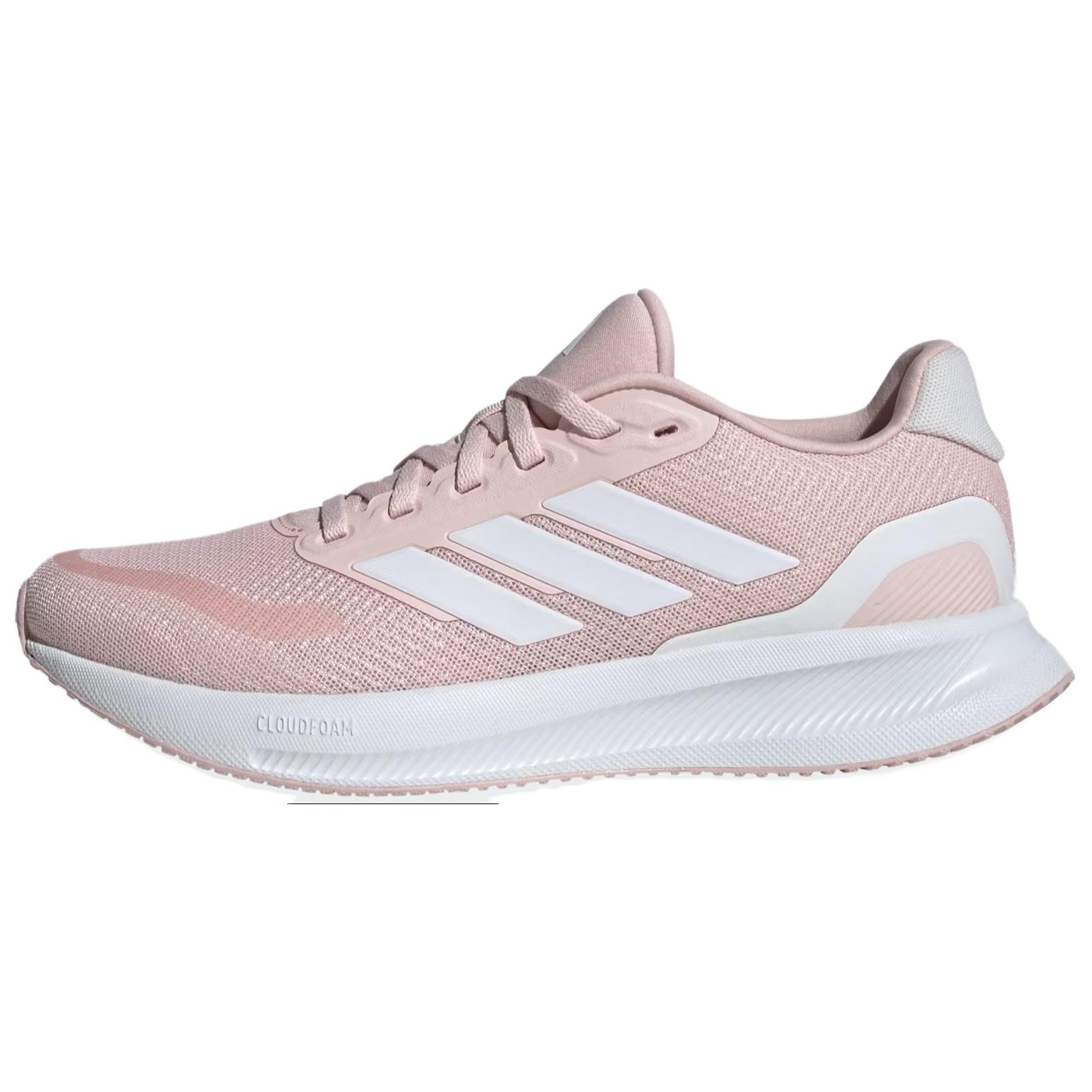 (Women) adidas Runfalcon 5.0 Pink Breathable Casual Training Running Shoes IE0528