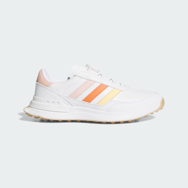 (Women) Adidas S2G 26 BOA Spikeless Golf Shoes Cloud White/Blush Pink/Ice Tangerine JR1891