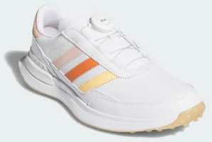 Shop (W) Adidas S2G 26 BOA Zapatillas Golf Sin Tacos Blanco/Blush Rosa/Naranja Hielo JR1891