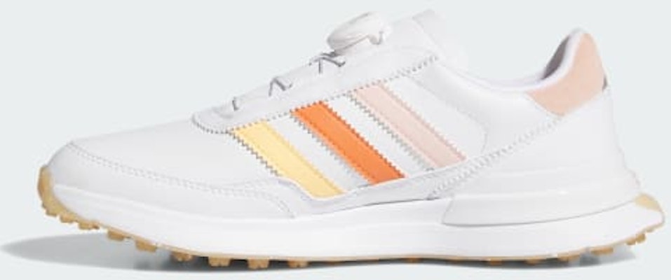 (W) Adidas S2G 26 BOA Spikeless Golf Shoes Putih/Pink Blush/Jeruk Muda JR1891 Details for (W) Adidas S2G 26 BOA Spikeless Golf Shoes Putih/Pink Blush/Jeruk Muda JR1891