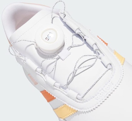 (W) Adidas S2G 26 BOA Spikeless Golf Shoes Putih/Pink Blush/Jeruk Muda JR1891 2