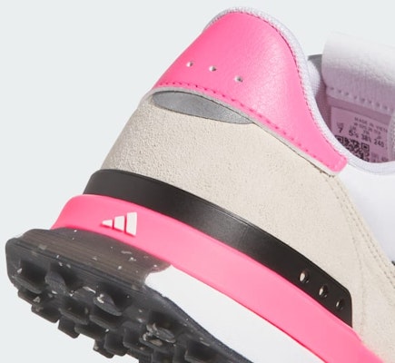 (W) Adidas S2G 26 Kasut Golf Tanpa Paku Putih/Hitam/Pink HP7092 3