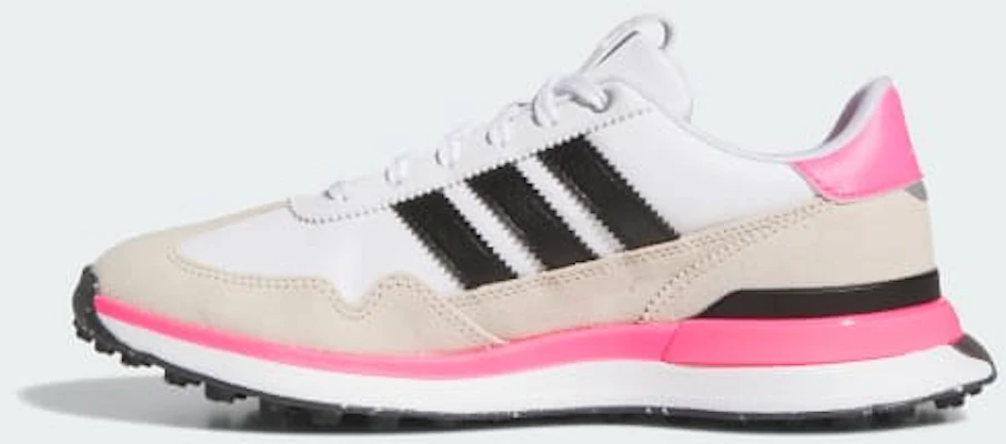 (W) Adidas S2G 26 Kasut Golf Tanpa Paku Putih/Hitam/Pink HP7092 Details for (W) Adidas S2G 26 Kasut Golf Tanpa Paku Putih/Hitam/Pink HP7092