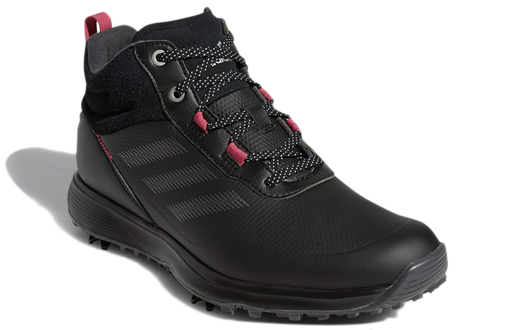 (W) adidas S2G Mid-Cut Golf Shoes 'Black' 圖 3