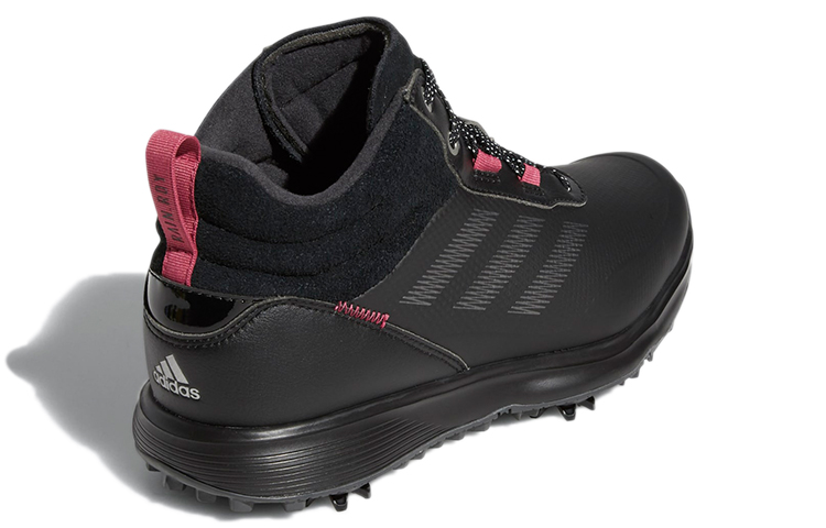 (W) adidas S2G Mid-Cut Golf Shoes 'Black' 圖 4