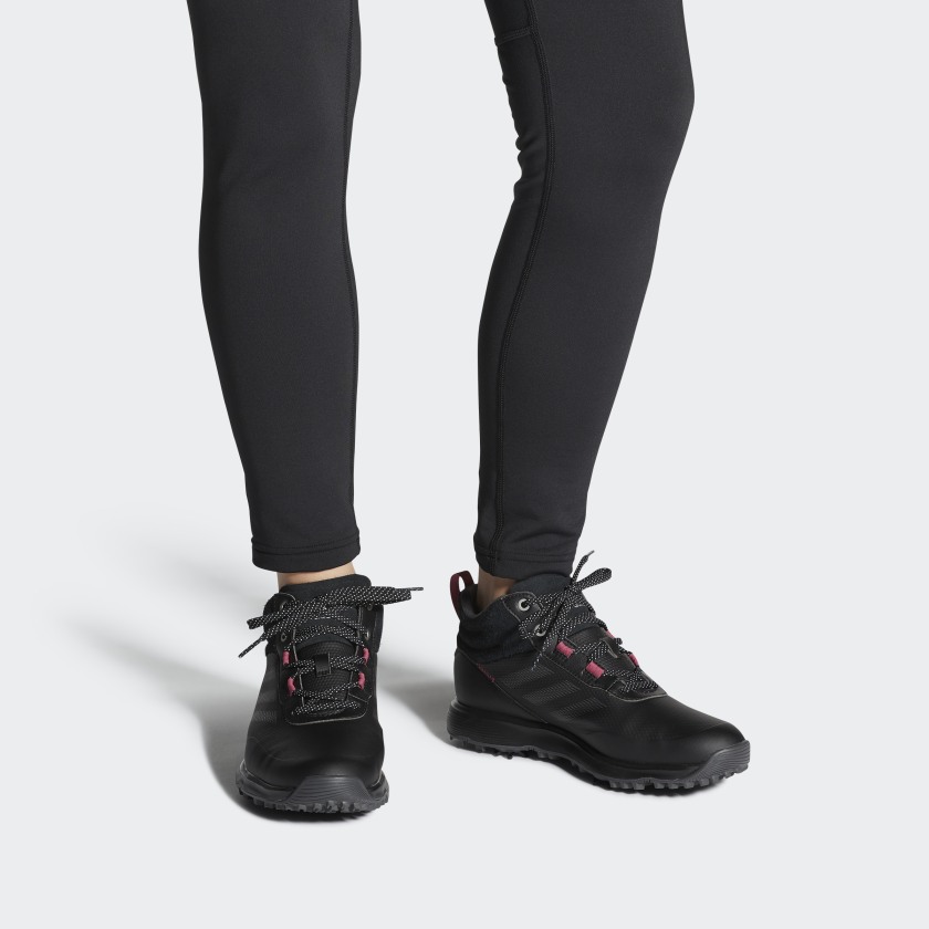 (W) adidas S2G Mid-Cut Golf Shoes 'Black' 圖 7