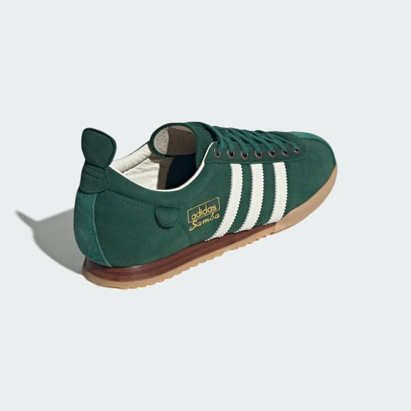 Purchase アディダス サンバ 62 レトロ スニーカー 緑/オフホワイト/ブラウン JI3218