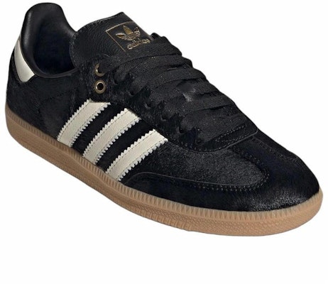 (Women) adidas Samba 'Black Pony Hair' JQ3694 Lookbook (Women) adidas Samba 'Black Pony Hair' JQ3694