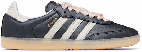 (Women) adidas Samba 'Black Wonder Quartz Ribbon Laces' IH8047 (Women) adidas Samba 'Black Wonder Quartz Ribbon Laces' IH8047