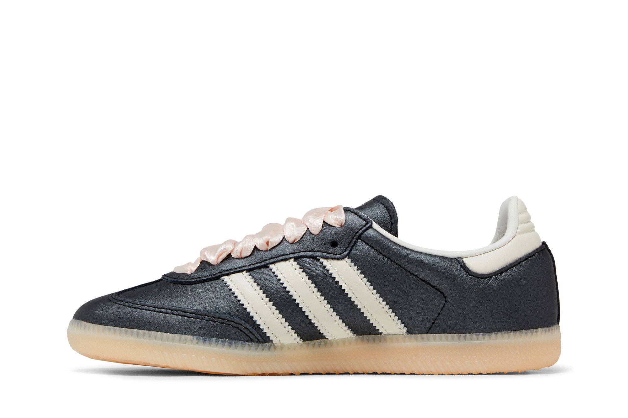 W) アディダス サンバ 黒 ワンダークォーツリボンレース (Adidas