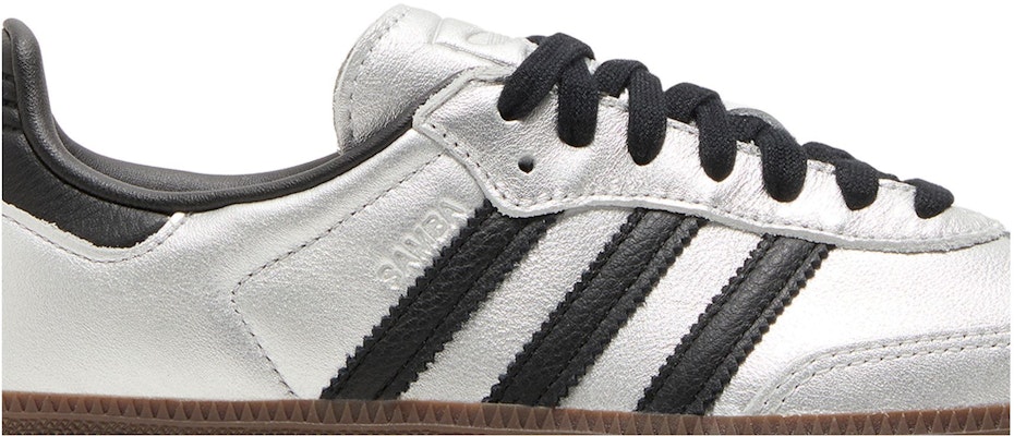(Women) adidas Samba 'Silver Metallic Black Gum' JI4218 Order (Women) adidas Samba 'Silver Metallic Black Gum' JI4218