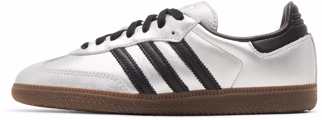 (Women) adidas Samba 'Silver Metallic Black Gum' JI4218 Lookbook (Women) adidas Samba 'Silver Metallic Black Gum' JI4218
