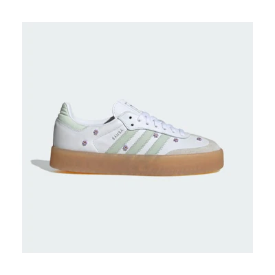 (W) Adidas Samba Cloud White/Linen Green/Gum