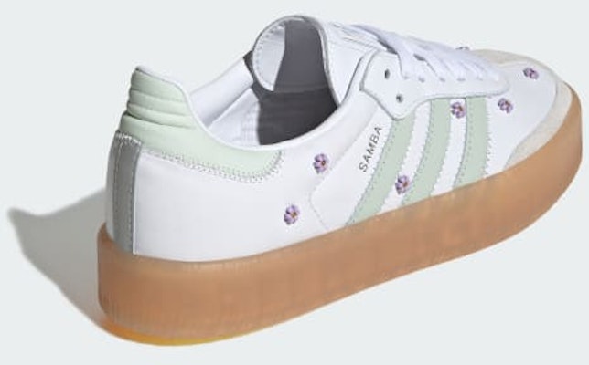 (W) Adidas Samba 白雲/麻綠/膠棕 JS3954 Details for (W) Adidas Samba 白雲/麻綠/膠棕 JS3954
