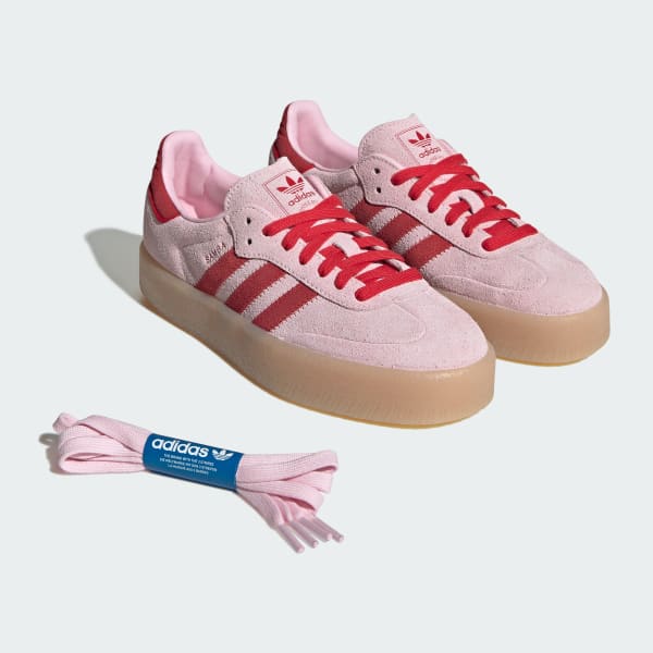 Cheap (W) Adidas Samba 女鞋 粉紅/深紅/橡膠底 JS4500