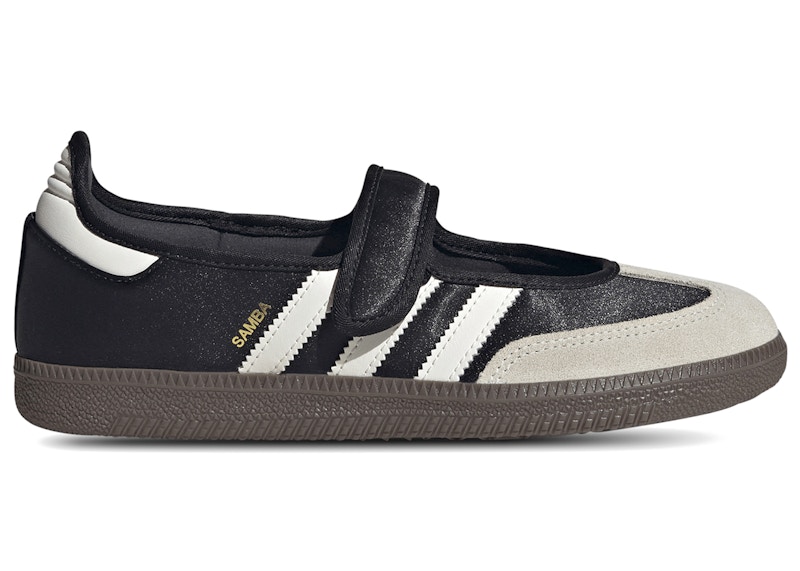 (Women) adidas Samba Jane 'Core Black Off White Gold Metallic' IH9207