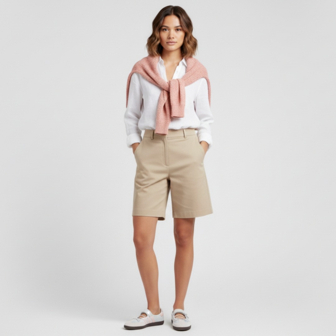 Lookbook (W) adidas Samba Jane ''Chalk White Wonder Quartz'' Putih Krem Quartz. JR4482