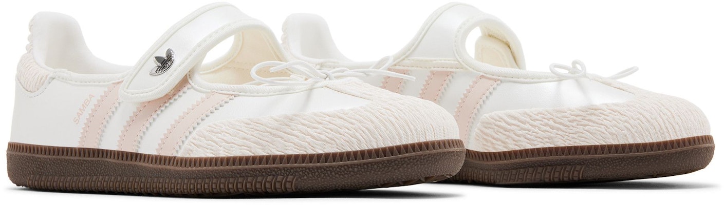(W) adidas Samba Jane ''Chalk White Wonder Quartz'' Putih Krem Quartz. JR4482 2