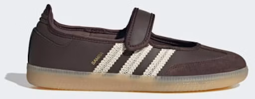 (Women) adidas Samba Jane Shoes Brown/Cream White/Gum LA4120 (Women) adidas Samba Jane Shoes Brown/Cream White/Gum LA4120
