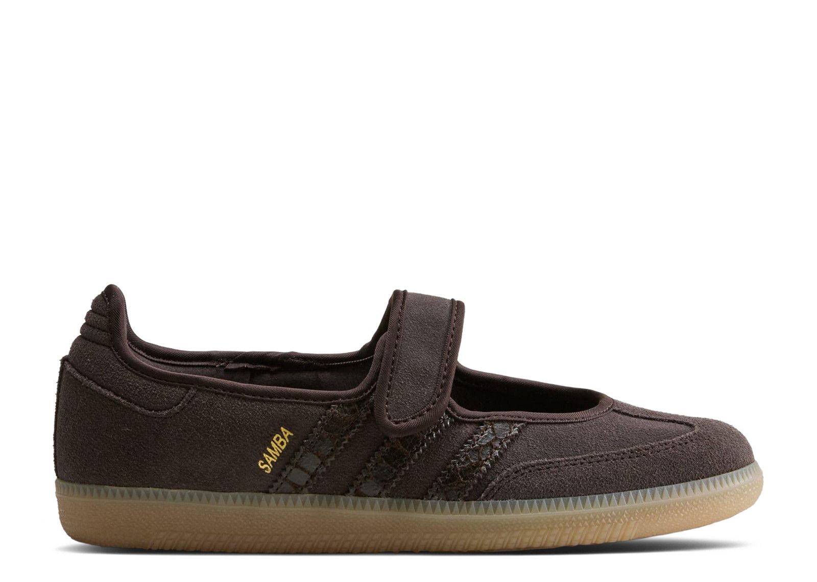 (Women) Adidas Samba Jane Aurora Coffee/Aurora Coffee/Gold Metallic HQ9495