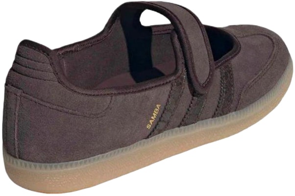 (Women) Adidas Samba Jane Aurora Coffee/Aurora Coffee/Gold Metallic HQ9495 Lookbook (Women) Adidas Samba Jane Aurora Coffee/Aurora Coffee/Gold Metallic HQ9495