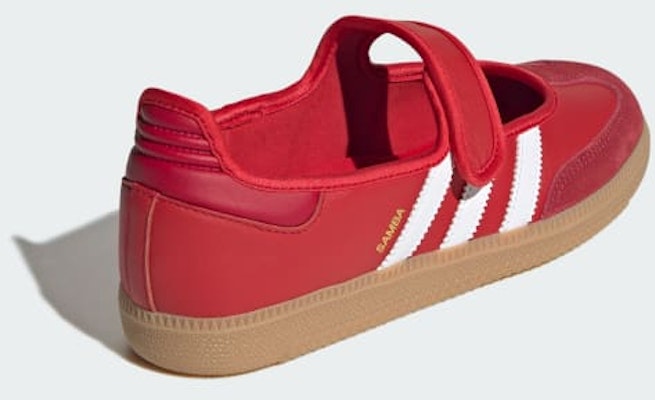 (W) Adidas Samba Jane Better Rojo Escarlata/Rojo Victoria/Goma JQ6446 Details for (W) Adidas Samba Jane Better Rojo Escarlata/Rojo Victoria/Goma JQ6446