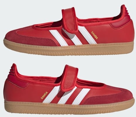 (Women) Adidas Samba Jane Better Scarlet/Team Victory Red/Gum JQ6446 Cheap (Women) Adidas Samba Jane Better Scarlet/Team Victory Red/Gum JQ6446