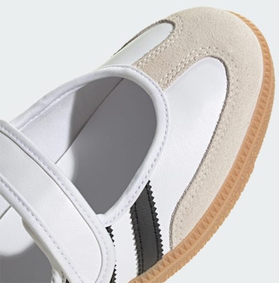 (W) Adidas Samba Jane Blanco Nube/Alumina/Negro Core JR1402 1