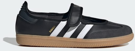 (Women) Adidas Samba Jane Cloud White/Carbon/Core Black JQ6445 (Women) Adidas Samba Jane Cloud White/Carbon/Core Black JQ6445