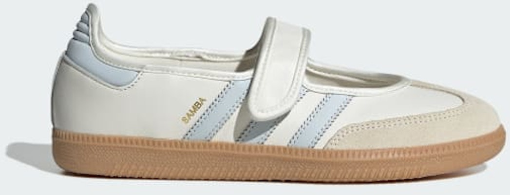 (W) Adidas Samba Jane Blanco Nube/Goma/Azul Halo JR7339 Buy (W) Adidas Samba Jane Blanco Nube/Goma/Azul Halo JR7339