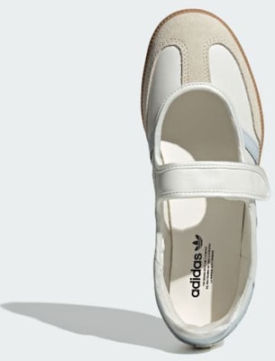 (Women) Adidas Samba Jane Cloud White/Gum/Halo Blue JR7339 Order (Women) Adidas Samba Jane Cloud White/Gum/Halo Blue JR7339