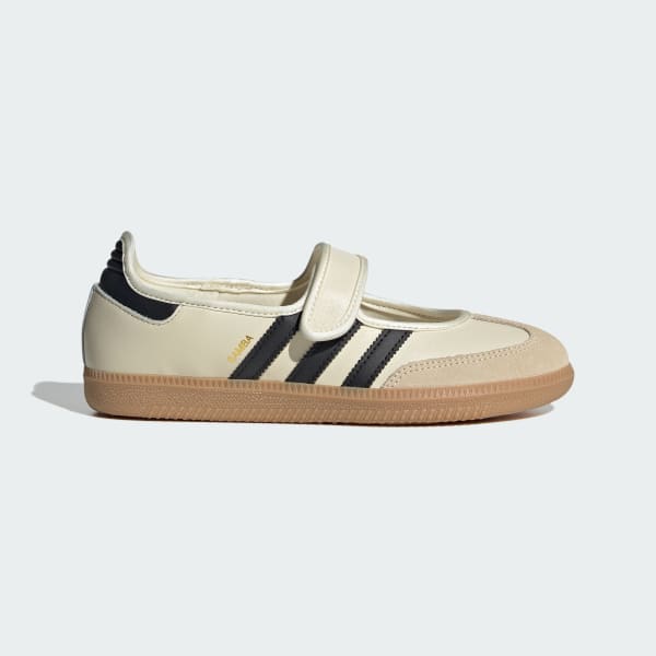 (Women) Adidas Samba Jane Cream White/Gum/Core Black JR7338