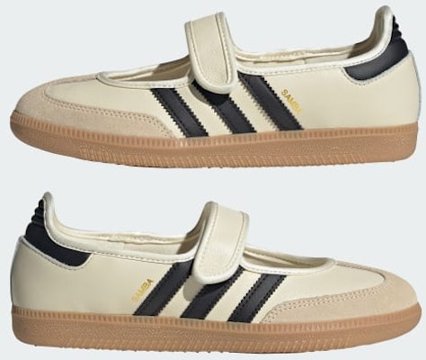 (W) Adidas Samba Jane Blanco Crema/Goma/Negro Core JR7338 Sizing (W) Adidas Samba Jane Blanco Crema/Goma/Negro Core JR7338