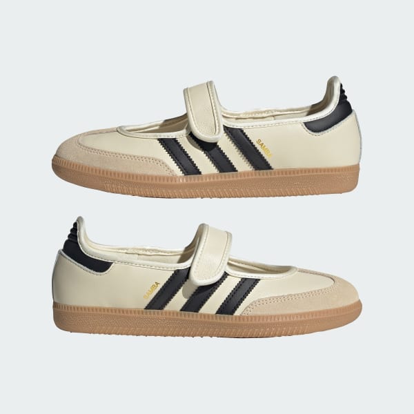 Cheap (W) Adidas Samba Jane Putih Cream/Gum/Hitam Core JR7338