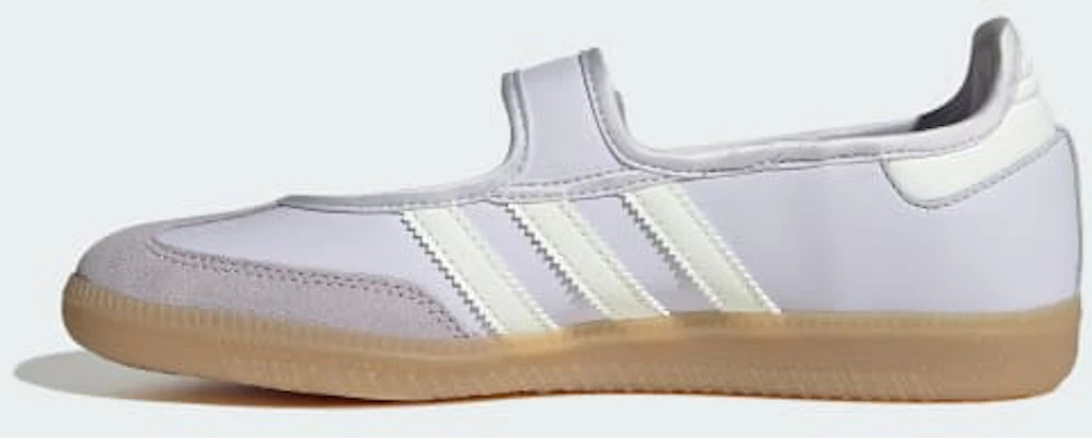 (W) adidas Samba Jane Ungu Beku/Putih Pudar/Gum KK2476 Details for (W) adidas Samba Jane Ungu Beku/Putih Pudar/Gum KK2476