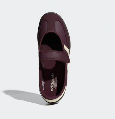 (Women) Adidas Samba Jane Maroon/Cream White/Gold Metallic IH6561 Shop (Women) Adidas Samba Jane Maroon/Cream White/Gold Metallic IH6561