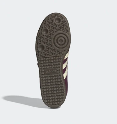 (Women) Adidas Samba Jane Maroon/Cream White/Gold Metallic IH6561 Purchase (Women) Adidas Samba Jane Maroon/Cream White/Gold Metallic IH6561