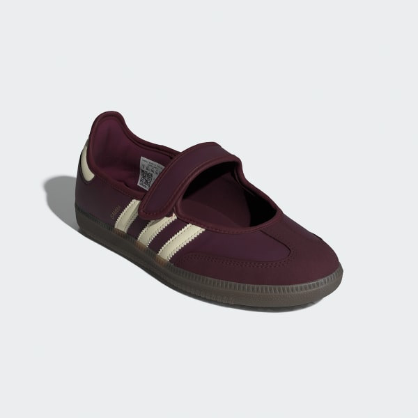 Details for (Women) Adidas Samba Jane Maroon/Cream White/Gold Metallic IH6561