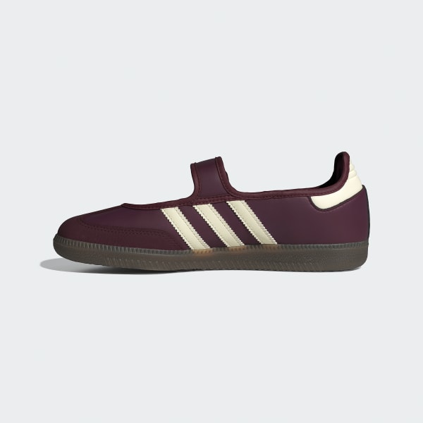 Cheap (Women) Adidas Samba Jane Maroon/Cream White/Gold Metallic IH6561