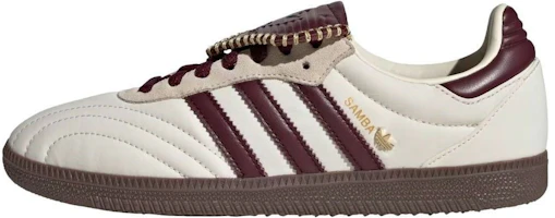 (Women) adidas Samba Long Tongue 'Cream White Maroon' IH9045 (Women) adidas Samba Long Tongue 'Cream White Maroon' IH9045