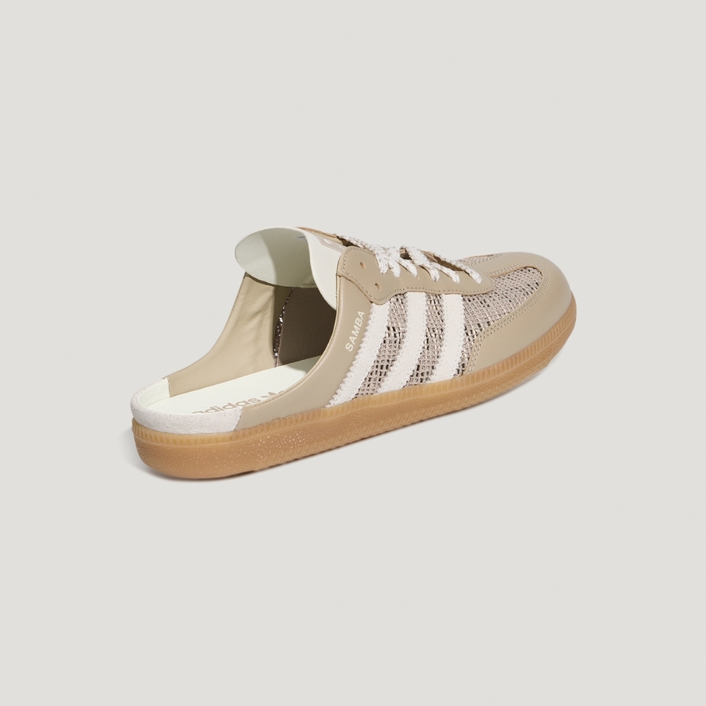 Lookbook (W) adidas 愛迪達 Samba Mule 穆勒鞋 米色「Beige Off White Gum」 HP5051