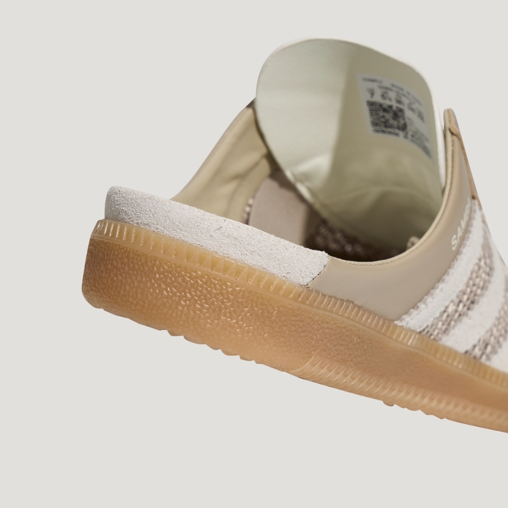 Purchase (W) adidas 愛迪達 Samba Mule 穆勒鞋 米色「Beige Off White Gum」 HP5051